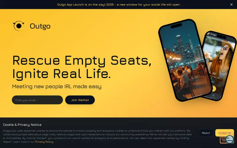 Screenshot of Outgo