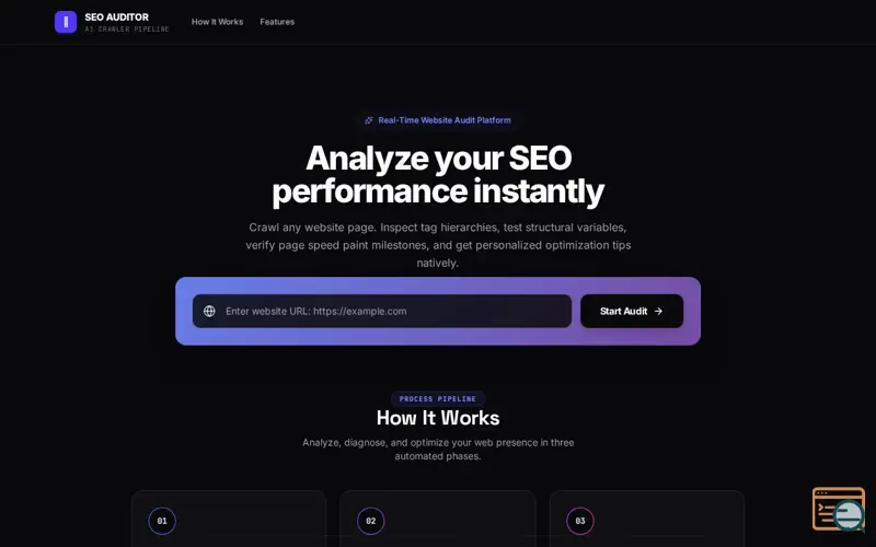 Screenshot of SEO SETUP