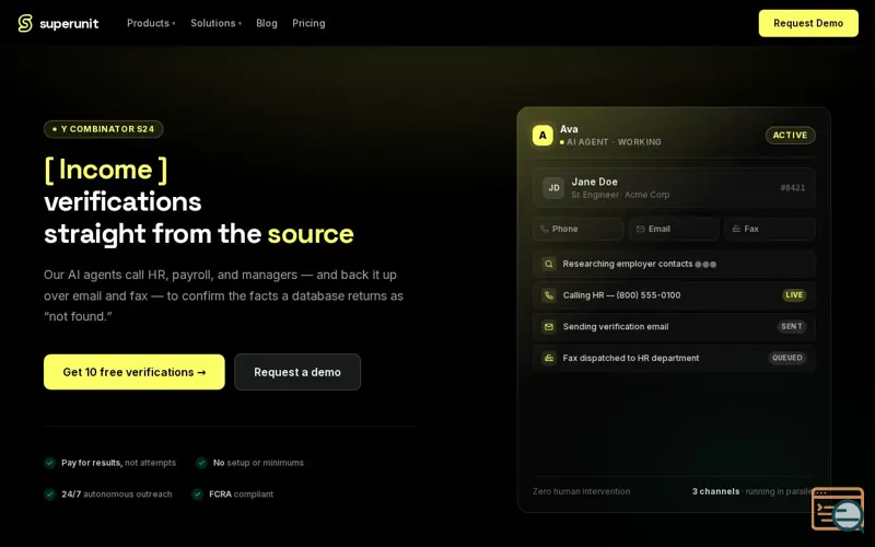 Screenshot of Superunit