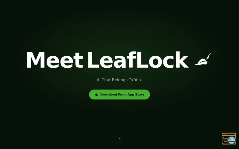 Screenshot of LeafLock