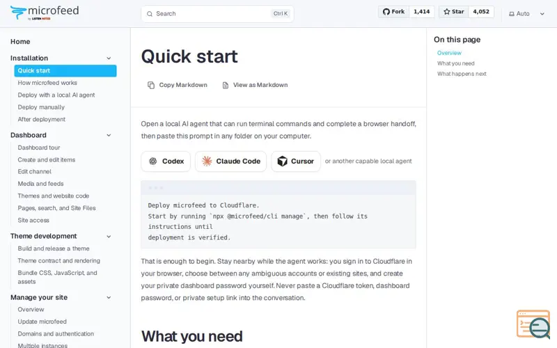 Screenshot of Hi agent