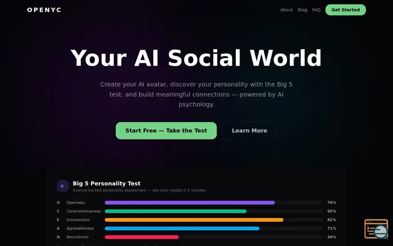 Screenshot of OPENYC