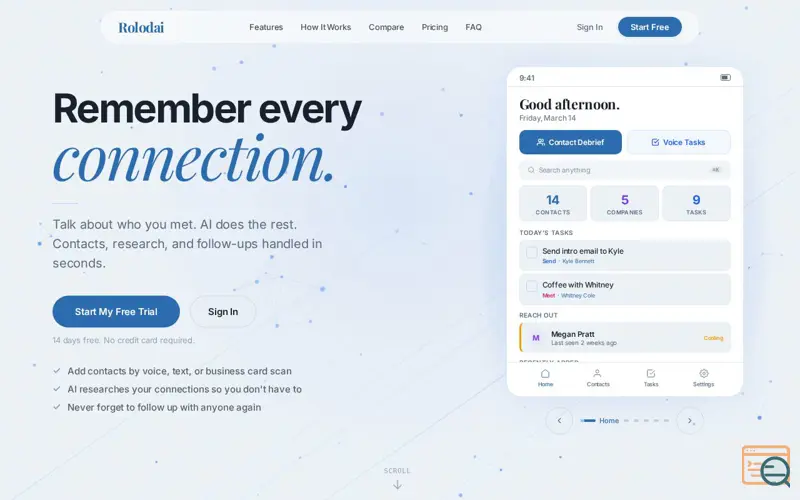 Screenshot of Rolodai