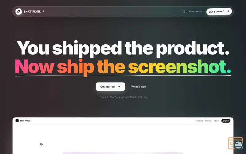 Screenshot of SHXT Pixel