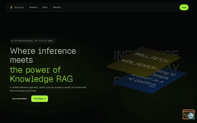 Screenshot of Novisurf AI