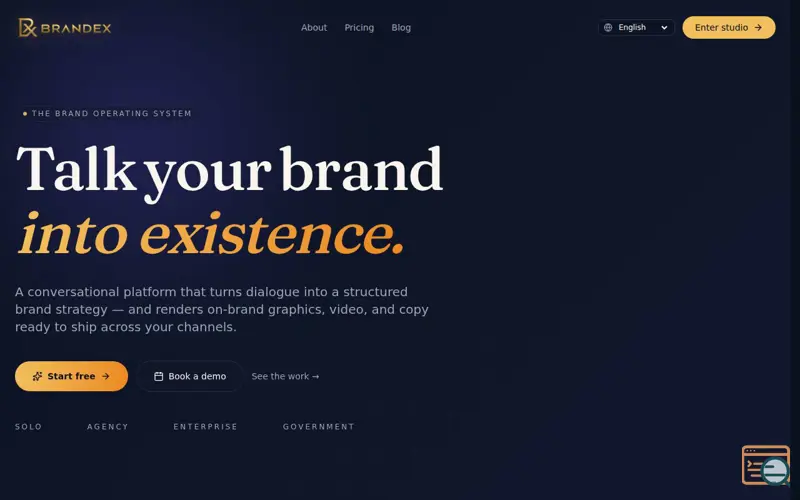 Screenshot of Brandex