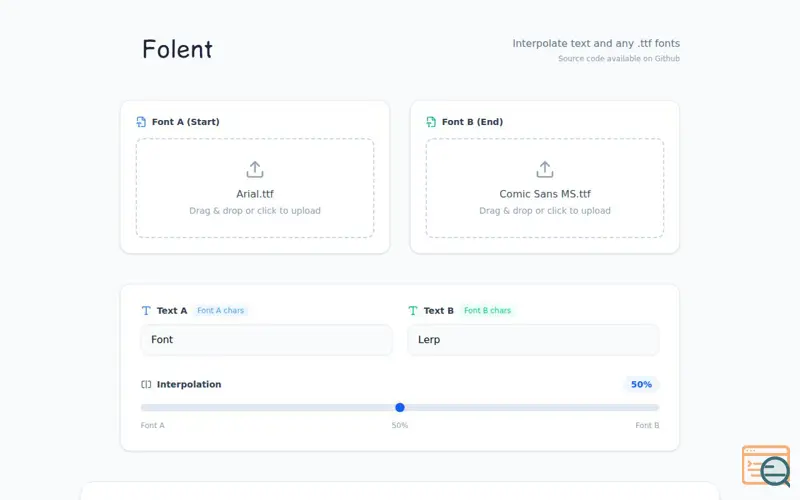 Screenshot of Folent