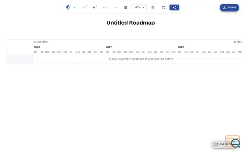 Screenshot of Shira Roadmap