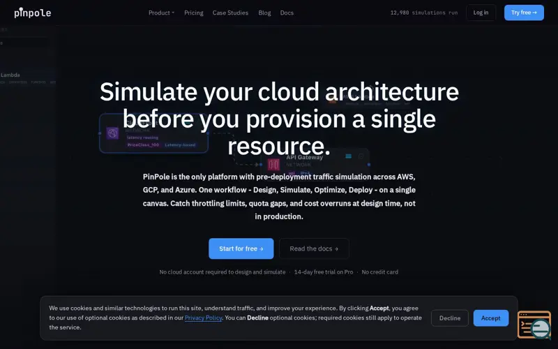 Screenshot of Pinpole