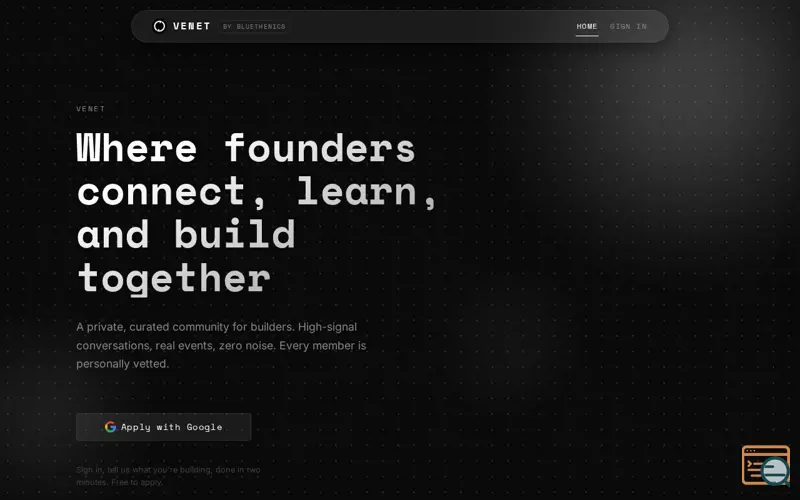 Screenshot of Venet