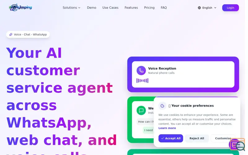 Screenshot of JasPing