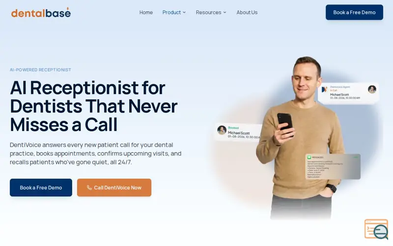 Screenshot of DentiVoice