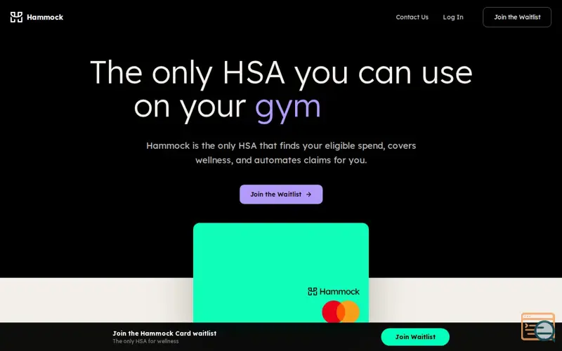 Screenshot of Hammock, a launch using Wistia