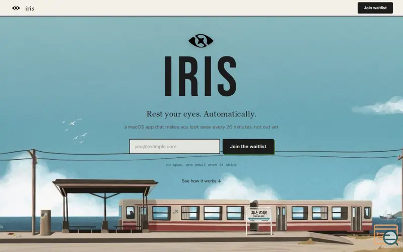 Screenshot of Iris