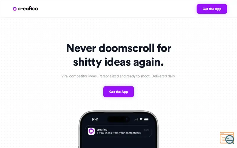 Screenshot of creafico 