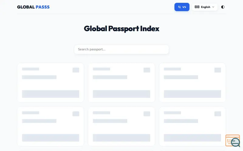 Screenshot of GLOBALPASSS, a launch using TurkTicaret DNS