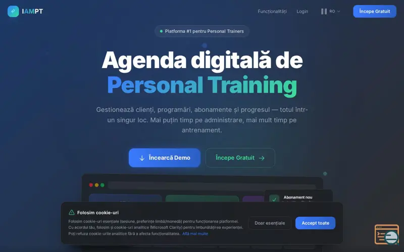 Screenshot of I AM PT