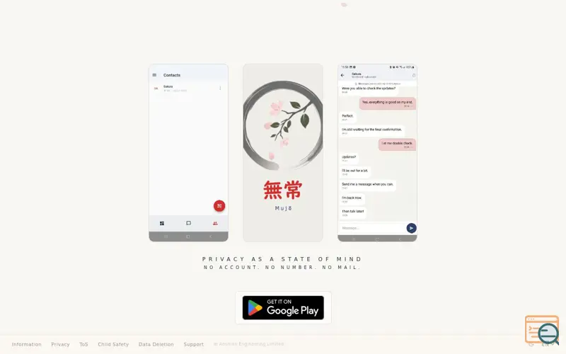 Screenshot of Mujō 無常