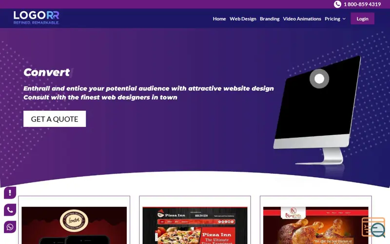 Screenshot of Top Web Design Services