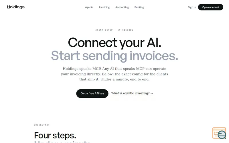 Screenshot of Holdings