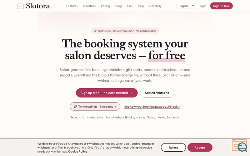 Screenshot of Slotora