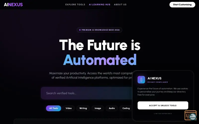 Screenshot of AI Nexus