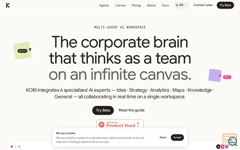 Screenshot of KOBI
