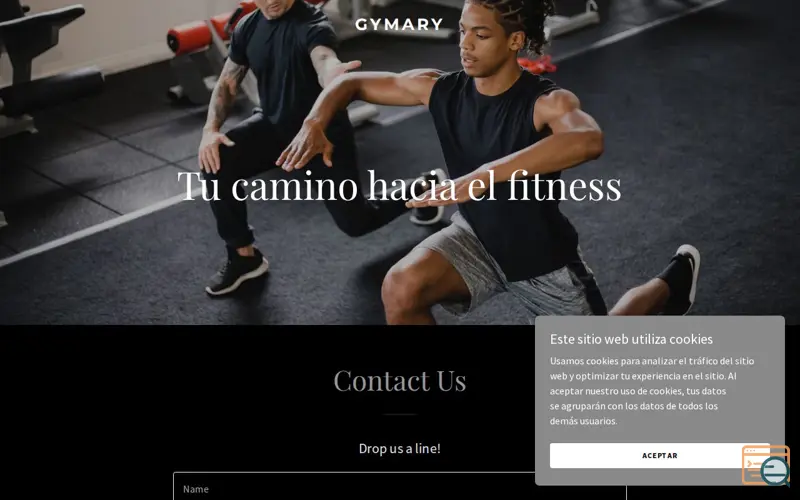 Screenshot of Gymary 