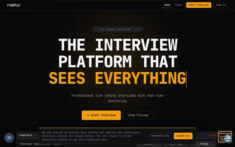 Screenshot of Riddlo