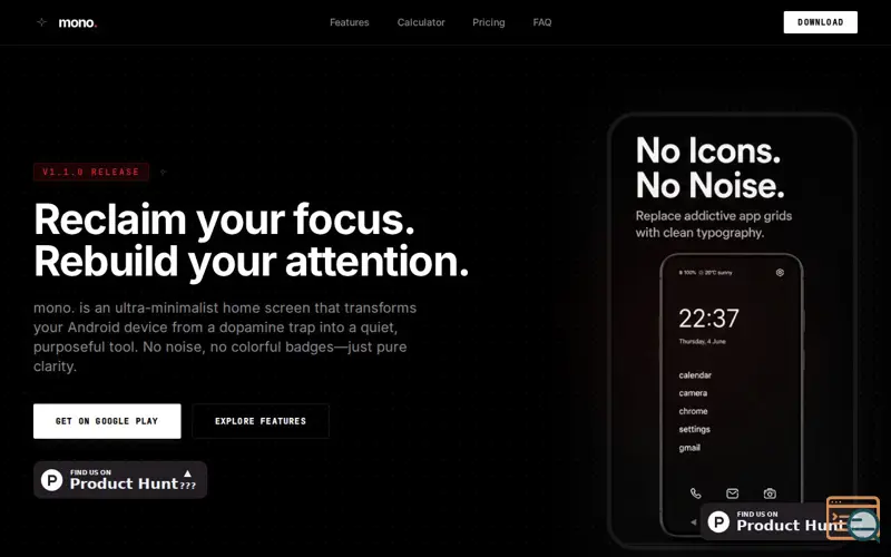 Screenshot of mono.