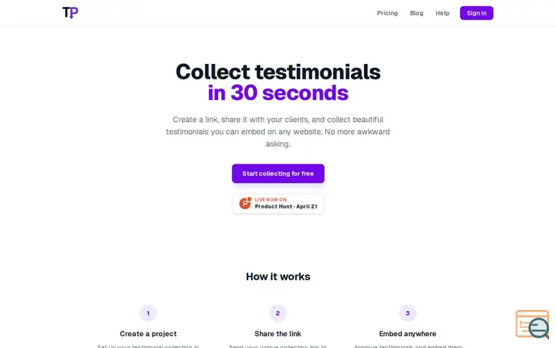 Screenshot of TestiPull