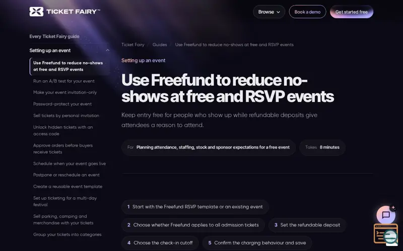 Screenshot of Freefund