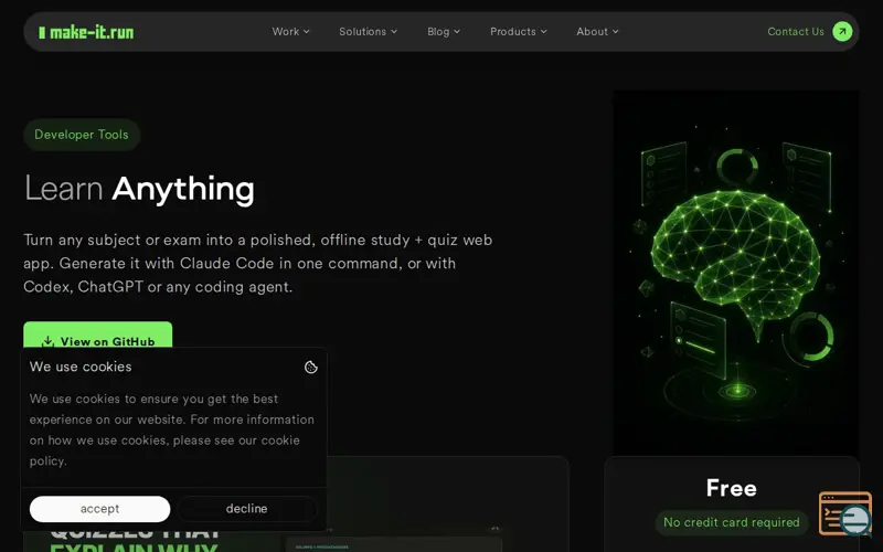 Screenshot of Agent Skills: Learn Anything