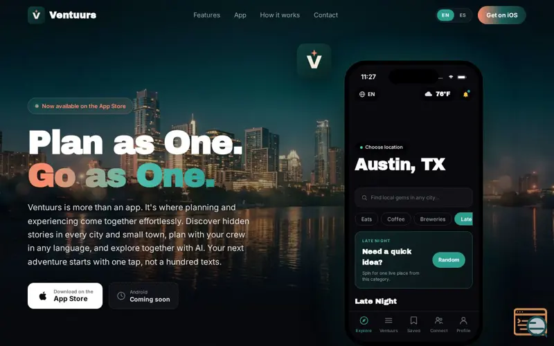 Screenshot of Ventuurs
