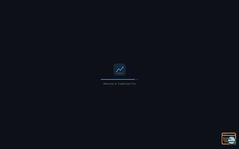 Screenshot of TradeVision Pro, a launch using Coinzilla