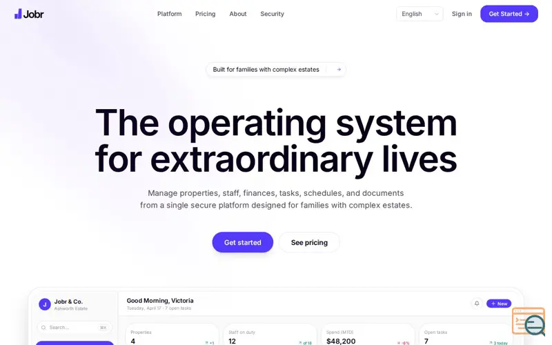 Screenshot of Jobr & Co.