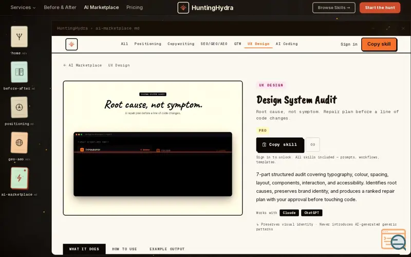 Screenshot of HuntingHydra