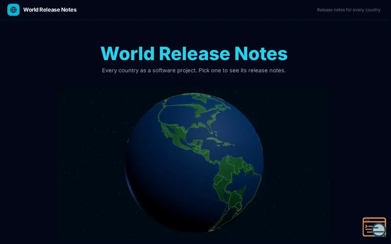 Screenshot of World Release Notes