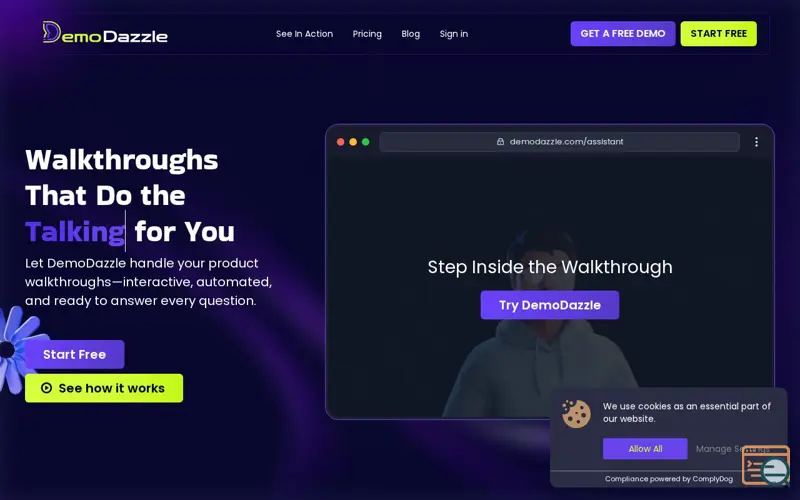 Screenshot of DemoDazzle