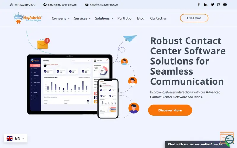 Screenshot of Cluster Dialer Solution