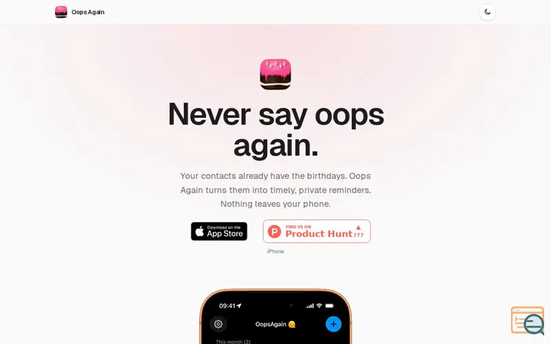 Screenshot of Oops Again