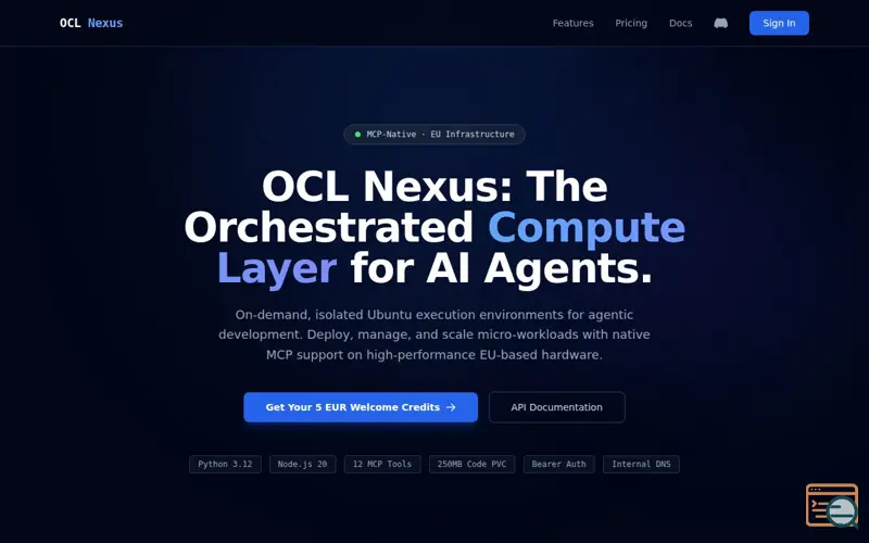 Screenshot of OCL Nexus