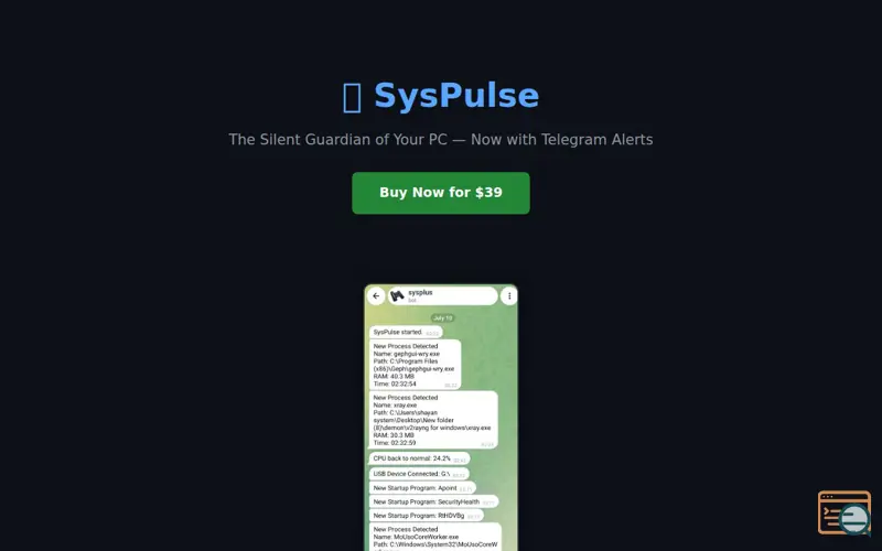 Screenshot of SysPulse