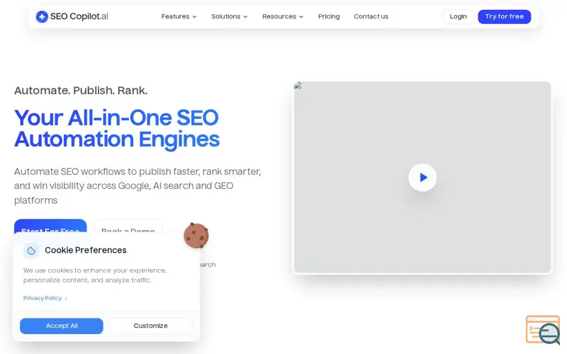 Screenshot of SEO Copilot