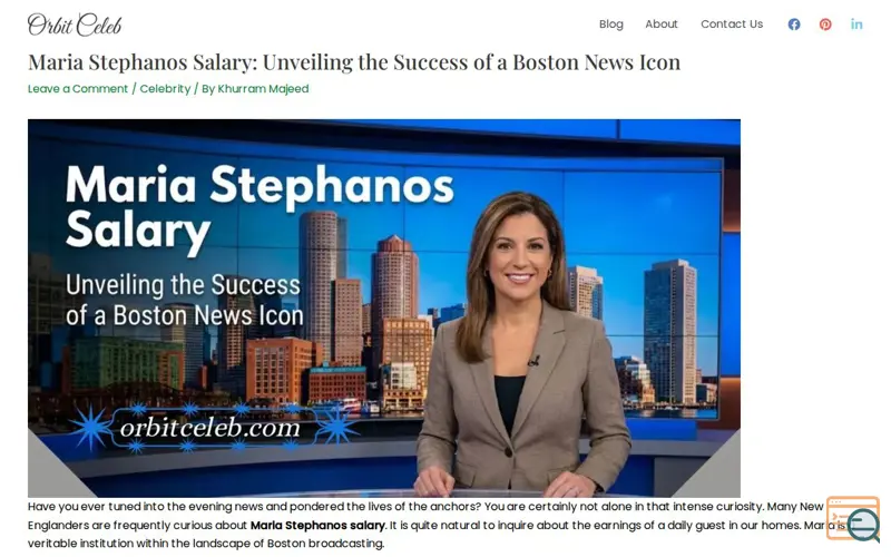 Screenshot of orbitceleb.com