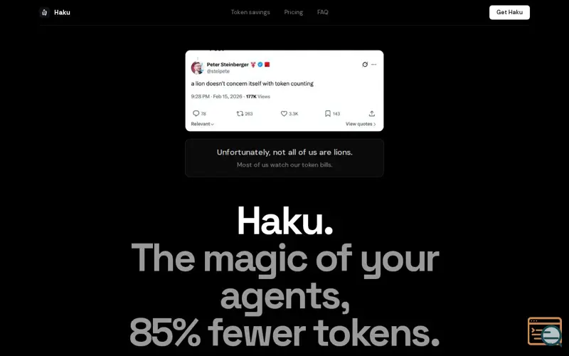 Screenshot of Haku