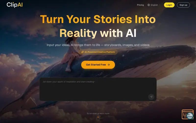 Screenshot of ClipAI