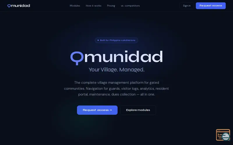 Screenshot of Qmunidad