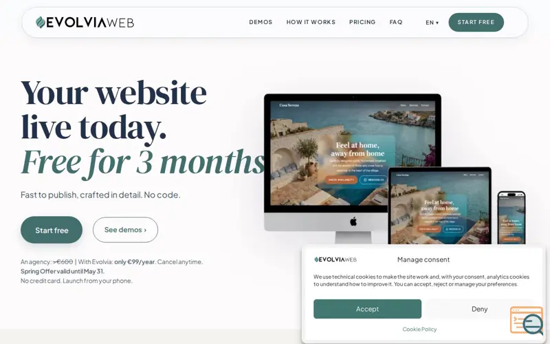 Screenshot of Evolvia