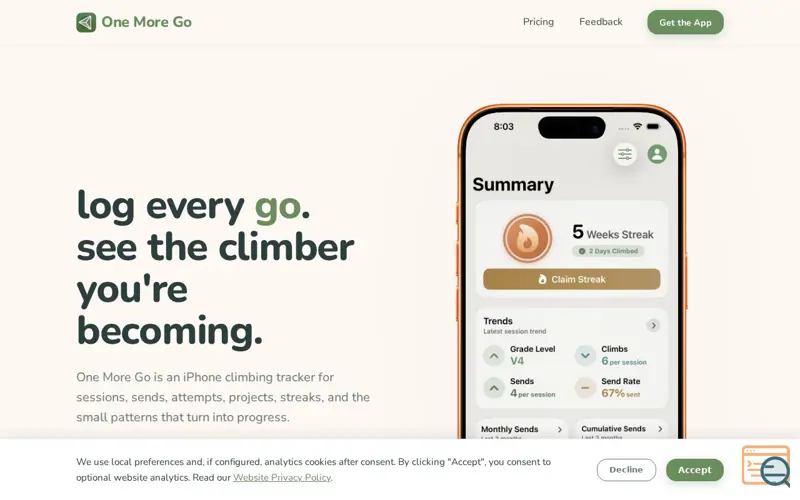 Screenshot of One More Go